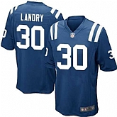 Nike Men & Women & Youth Colts #30 Landry Blue Team Color Game Jersey,baseball caps,new era cap wholesale,wholesale hats